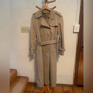 Vintage Burberry Belted Trench Coat